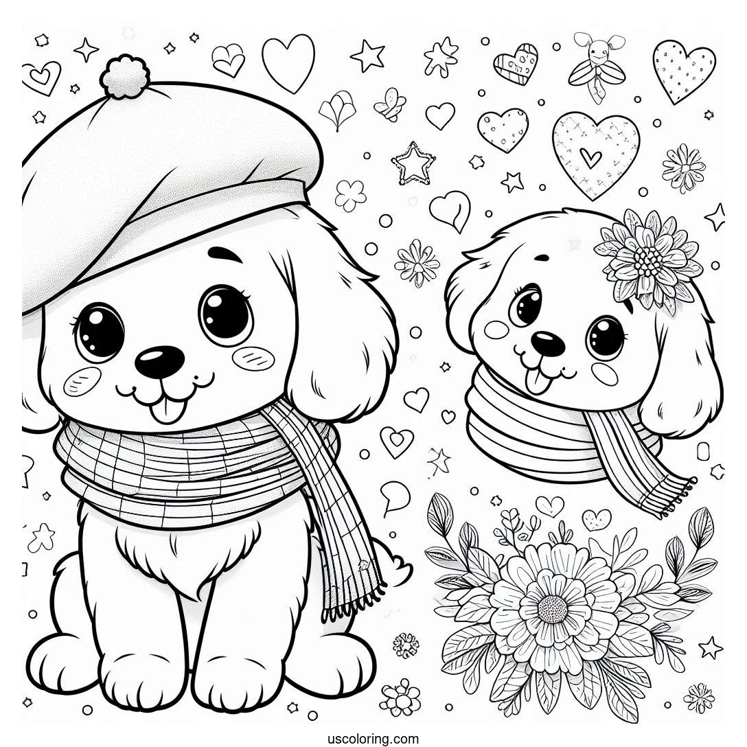 Pompompurin Coloring Pages (Free PDF Printables)