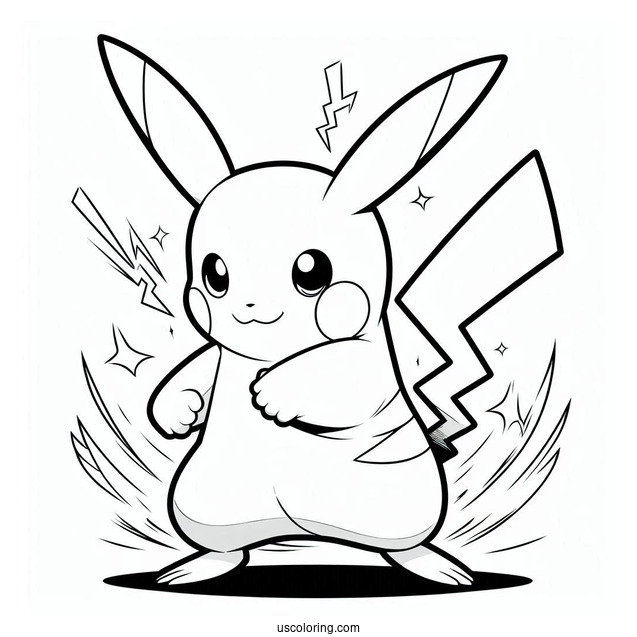Pikachu Ready To Fight