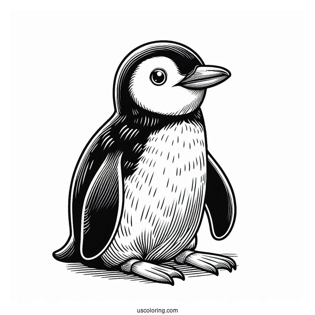 Snares Penguin Coloring Page For Kids