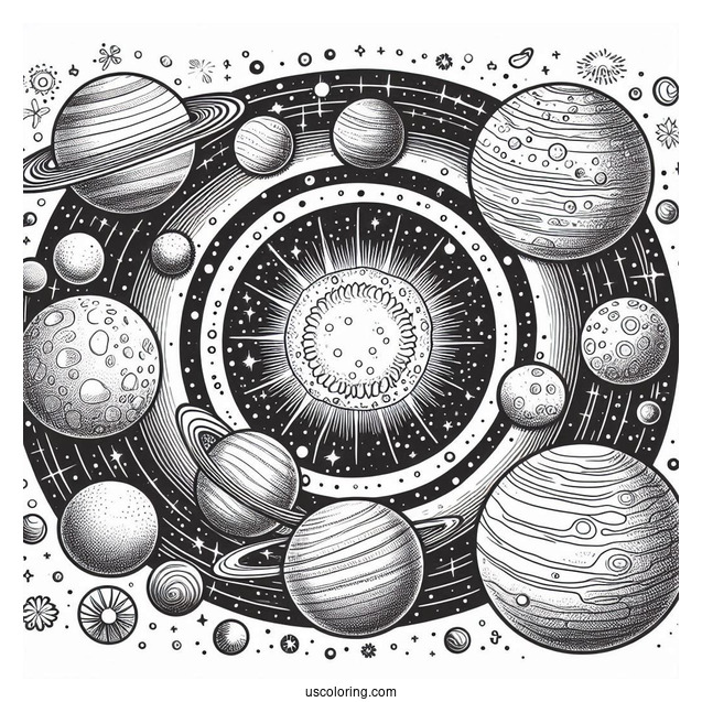 Detailed Planets In The Solar System