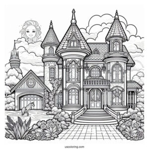 Barbie At The Dream House Mansion
