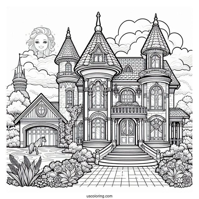 Barbie At The Dream House Mansion