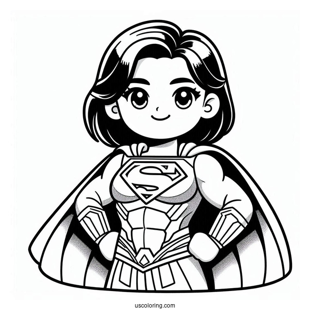 Lego Superman Coloring Page For Kids