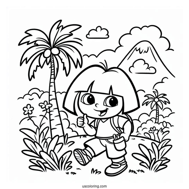 Simple Coloring Sheet Of Diego