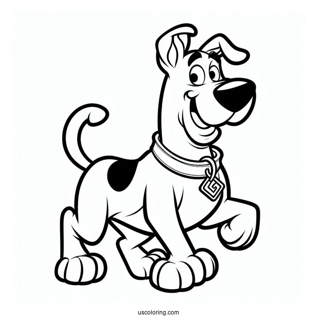 Scrappy-Doo Coloring Page For Kids