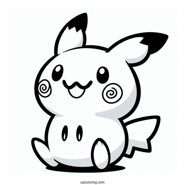 Coloring Sheet Of Mimikyu