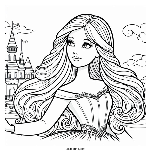 Barbie Movie Coloring page