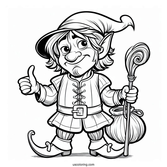 Rumpelstiltskin Coloring Page
