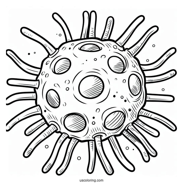 Detailed Coloring Page Of Cell