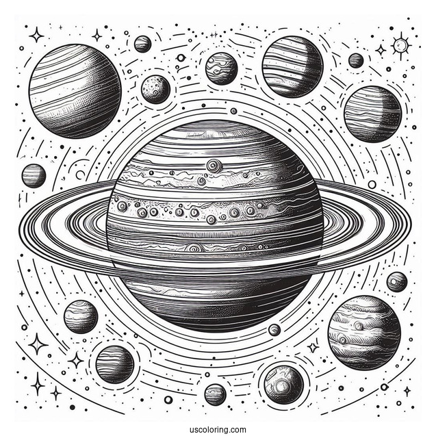 Detailed Planets In The Solar System
