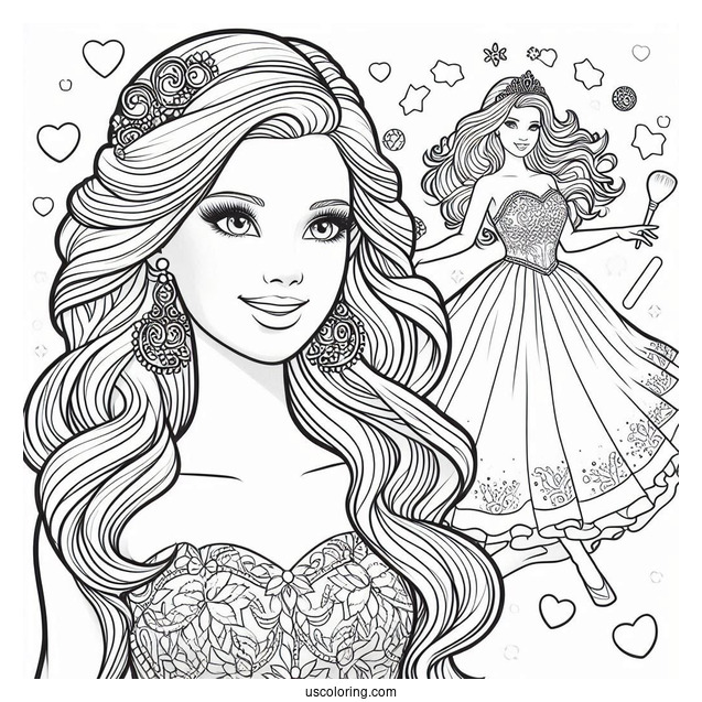 Barbie Movie Coloring page 4