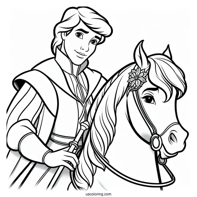 Coloring Page Of Prince Phillip From Sleeping Beauty
