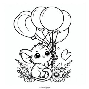 Animal Balloons From Shrek To Color