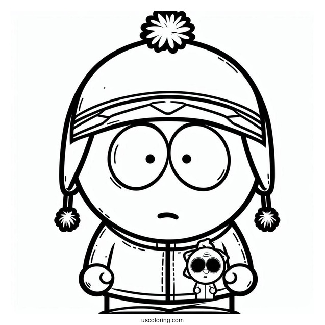 Craig Tucker South Park Coloring Page