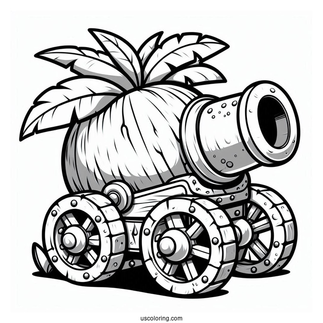 Coconut Cannon To Color