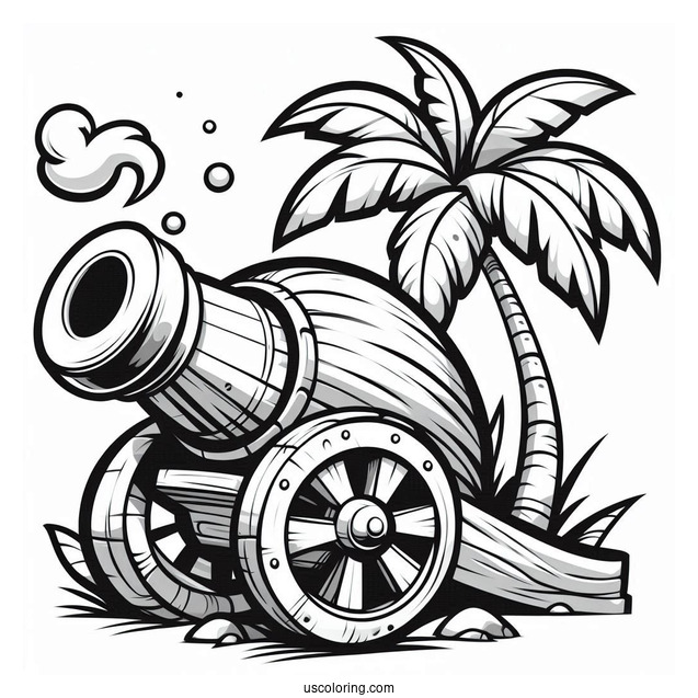 Coconut Cannon To Color