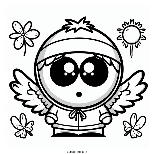 Cute Butters Stotch Alter Ego South Park Coloring Page