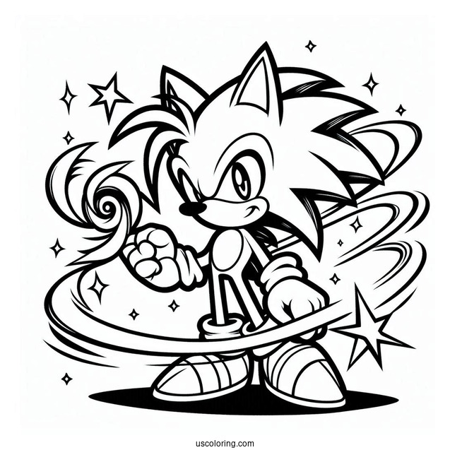 Sonic Exe Coloring Page Capturing Tails