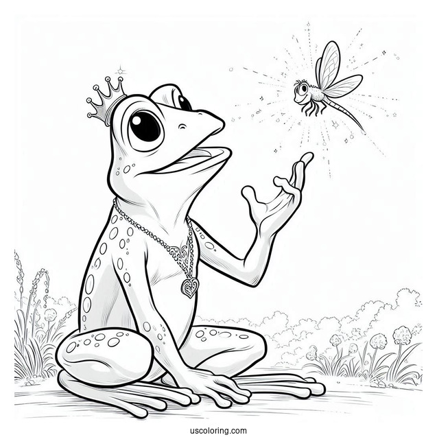 Frog Prince Naveen Talking To Ray Firefly