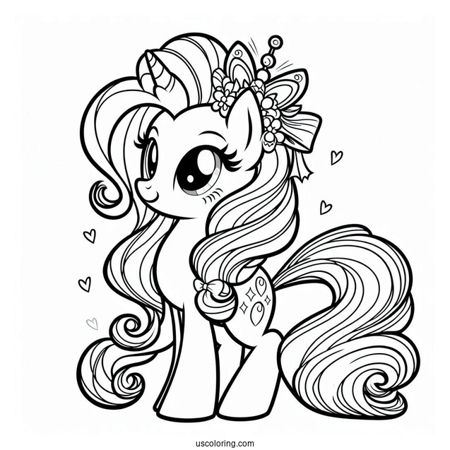 Equestria Girls Pinkie Pie Coloring Page In A Party