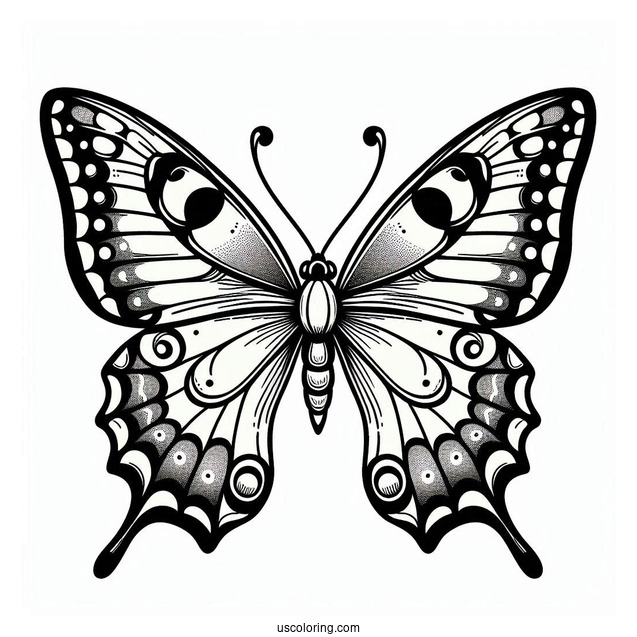 Easy Swallowtail Butterfly For Kids