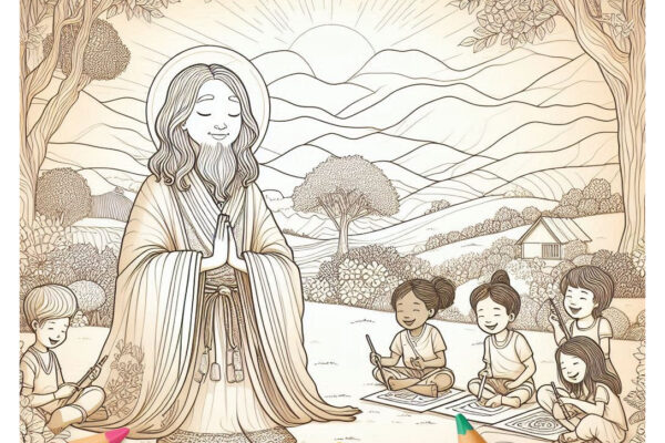 jesus coloring pages featured image