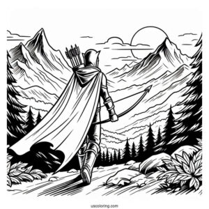 Green Arrow In The Mountains