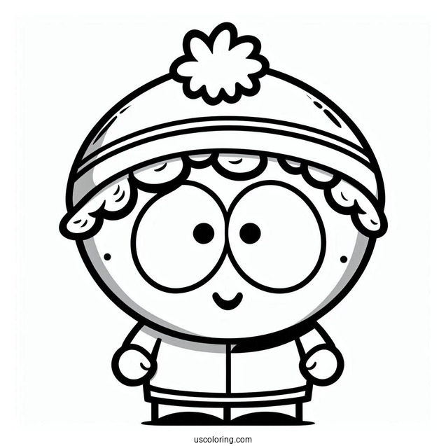 Cute Butters Stotch Alter Ego South Park Coloring Page