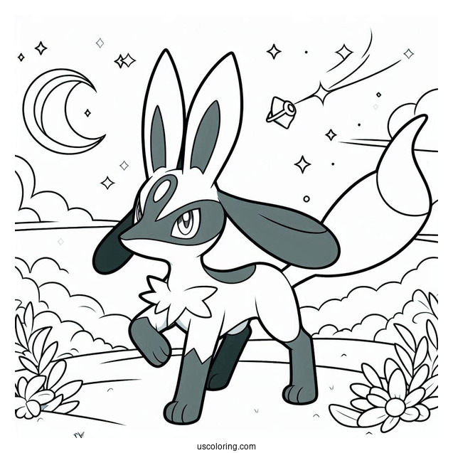 Lucario Pokemon To Color