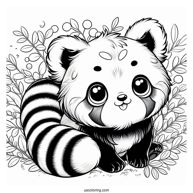 Meilin Lee Red Panda To Color