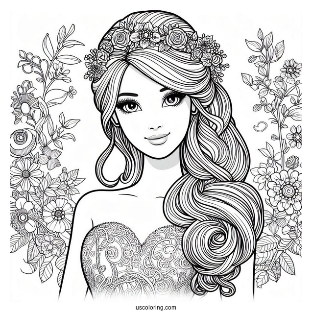Barbie Movie Coloring page