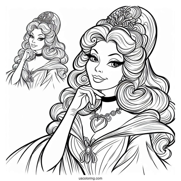 Lady Tremaine (Wicked Stepmother) From Cinderella To Color