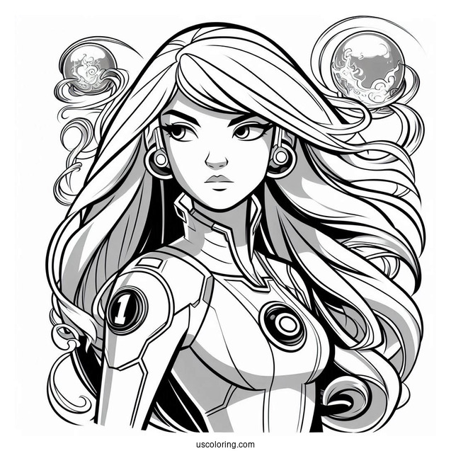 Ben 10 Coloring Page Of Grey Matter For Kids