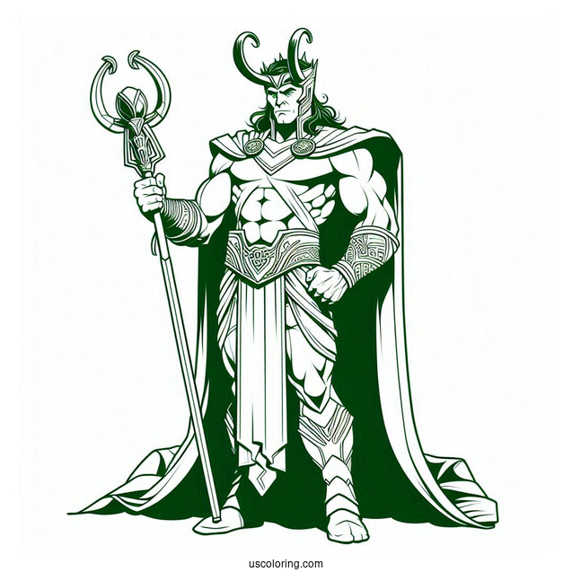Angry Hulk Coloring Page Holding Loki Upside Down