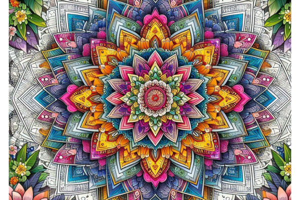 Pattern Coloring Page