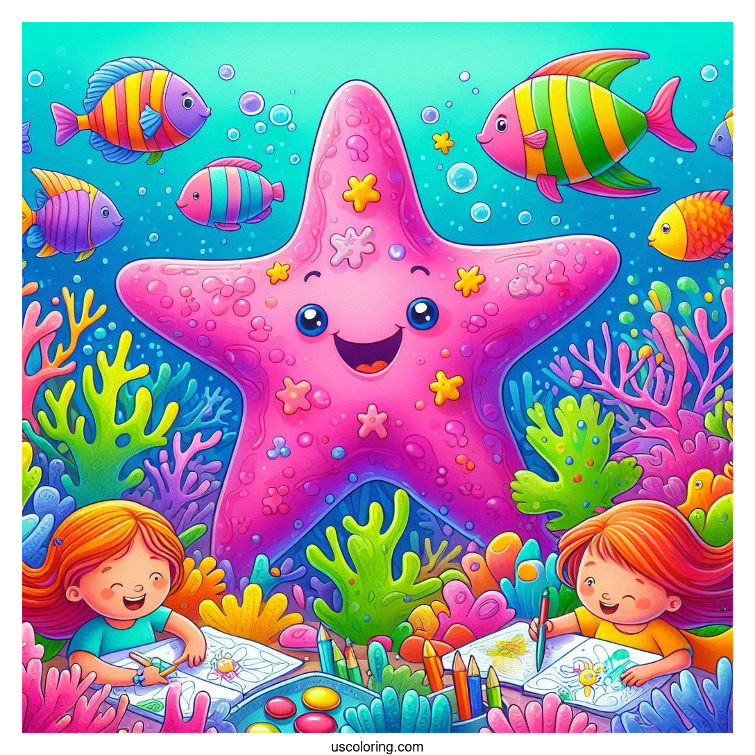 Patrick Star Coloring Pages Featured Image