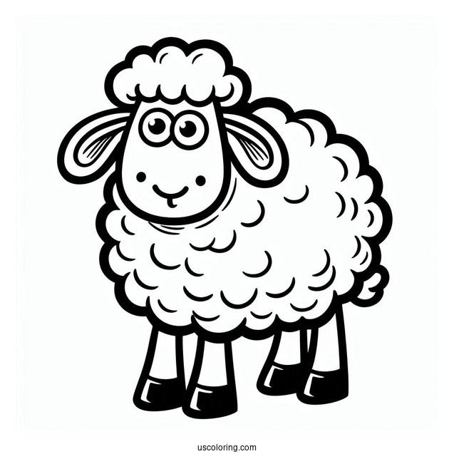Coloring Page Of Shaun The Sheep