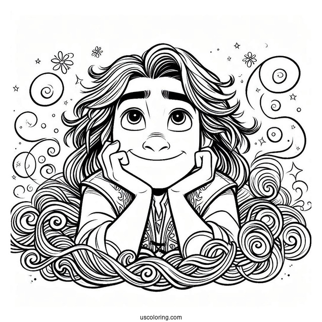 Eugene Coloring Page For Kids
