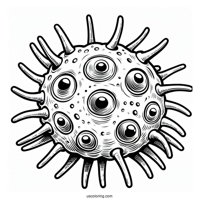 Detailed Coloring Page Of Cell