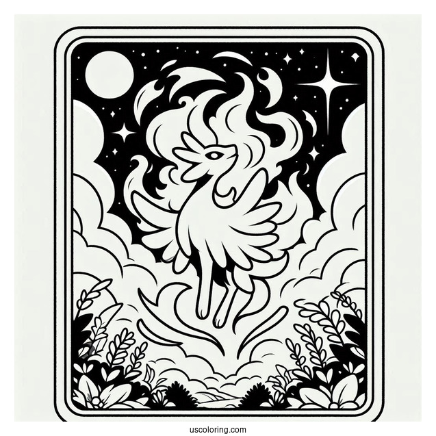 Moltress Wildfire Pokemon Card