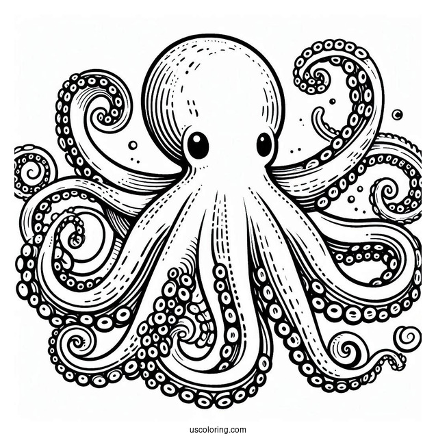 Macroctopus Coloring Page