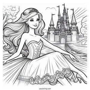 Barbie Movie Coloring page