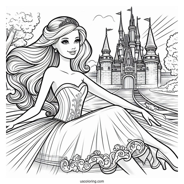 Barbie Movie Coloring page