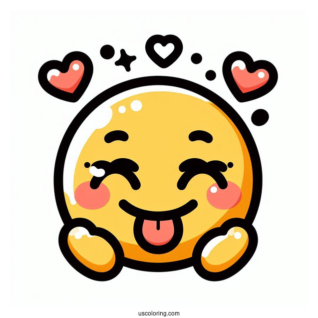 Full Page Of Emoji Coloring Page