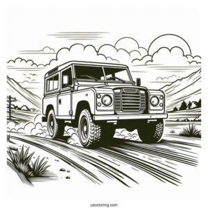 Land Rover Going Off Road