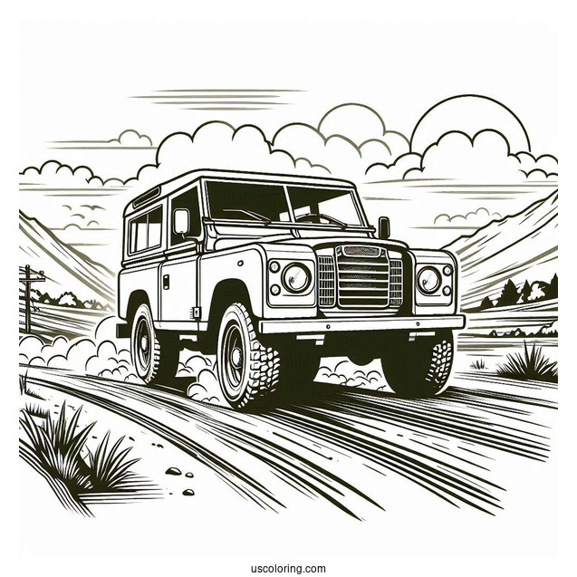 Land Rover Going Off Road