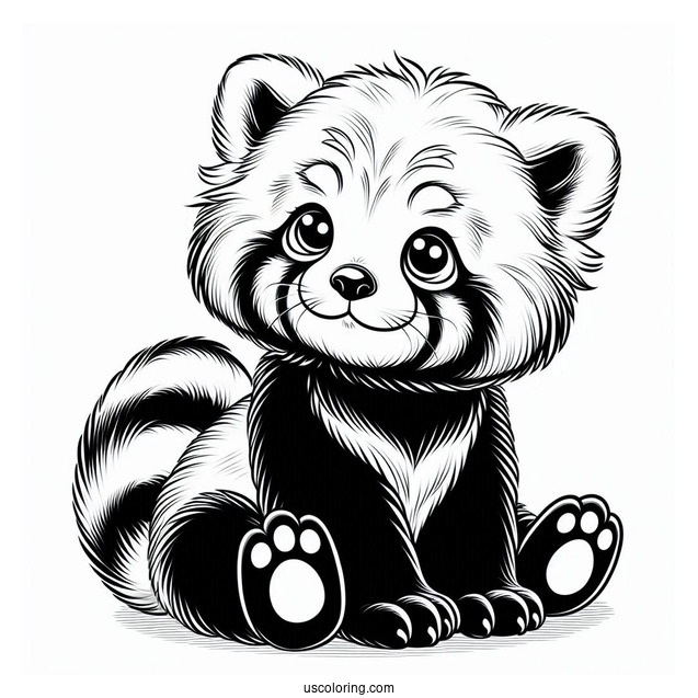 Meilin Lee Red Panda To Color