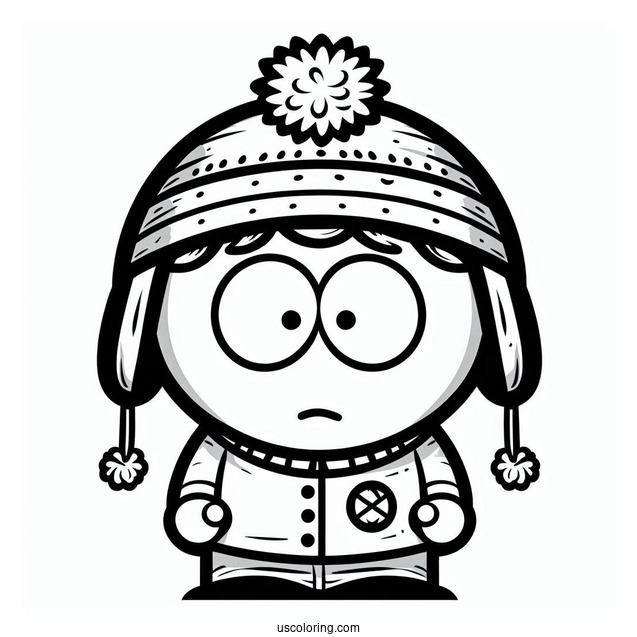 Craig Tucker South Park Coloring Page