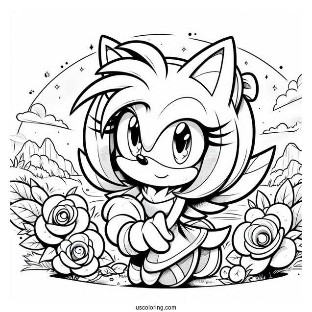 Amy Rose In Green Hill