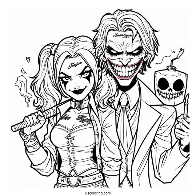 Harley Quinn And The Joker In Suicide Squad